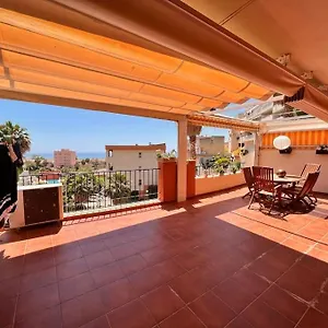 Costa Malaga Muy Acogedor Con Vistas Al Mar Terraza Gigante Verano E Invierno Parking Benalmádena